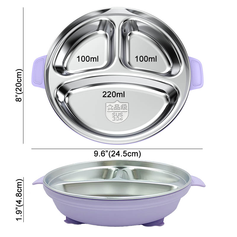 아기 식기 세트 스테인리스 접시 그릇 스푼 실리콘 흡착 - Baby Led Weaning Set 리뷰 및 가격