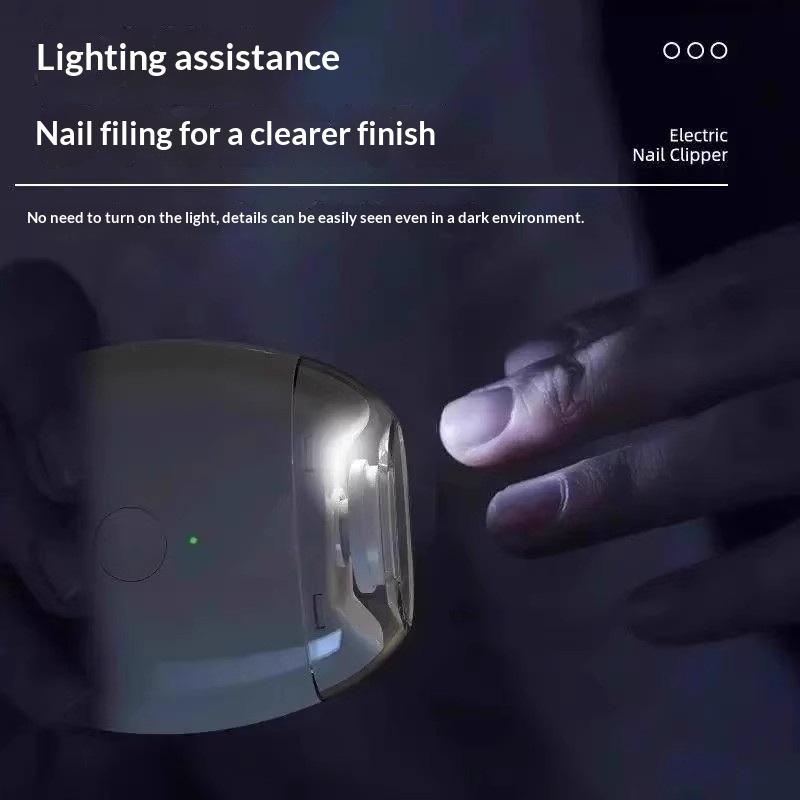 2 in 1 LED 조명 전동 손톱깎이, 자동 손톱 그 - Baby Nail Trimmer Electric 리뷰 및 가격