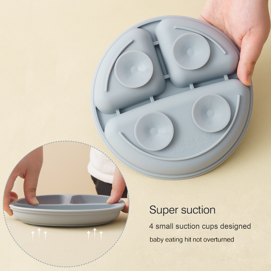 5Pcs 아기 실리콘 먹이 세트 어린이를위한 라운드 식 - Baby Led Weaning Set 리뷰 및 가격