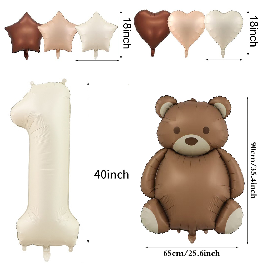 곰 파티 장식용 인플레이터블 브라운 베어 호일 풍선 크 - Baby Products Lotion 리뷰 및 가격