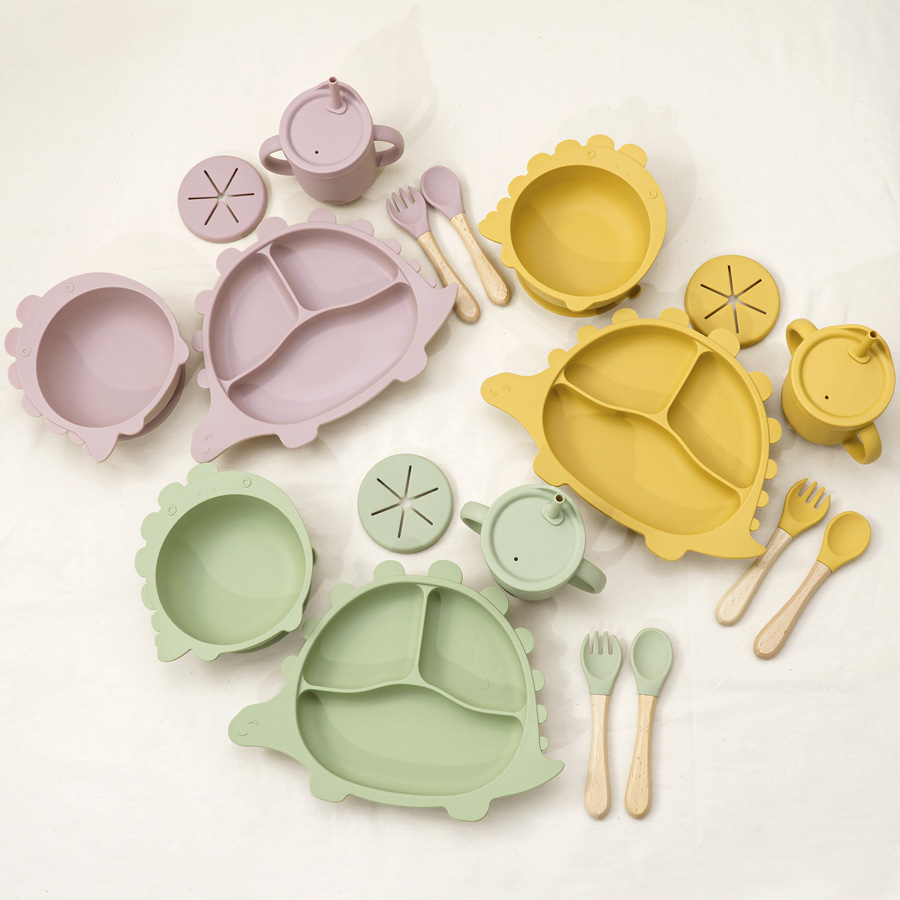 새롭게 디자인된 이유식 유아용 식기 귀여운 모양 아기  - Baby Led Weaning Set 리뷰 및 가격