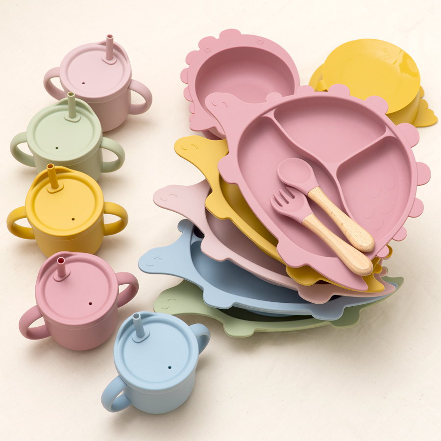 새롭게 디자인된 이유식 유아용 식기 귀여운 모양 아기  - Baby Led Weaning Set 리뷰 및 가격