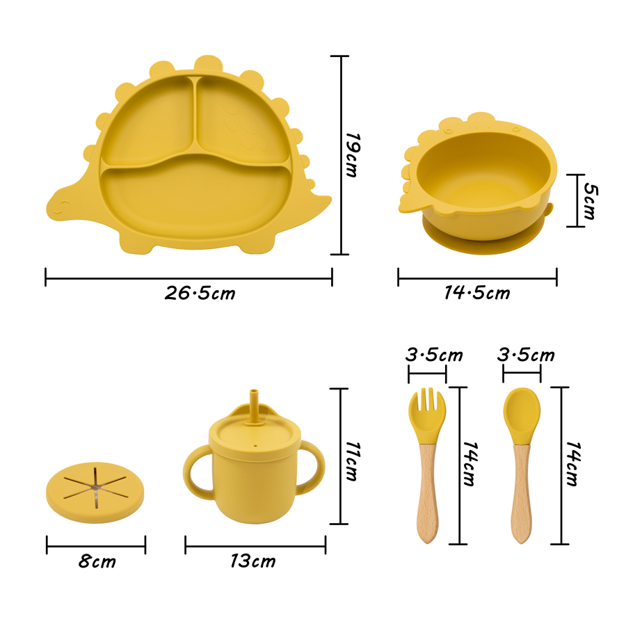 새롭게 디자인된 이유식 유아용 식기 귀여운 모양 아기  - Baby Led Weaning Set 리뷰 및 가격