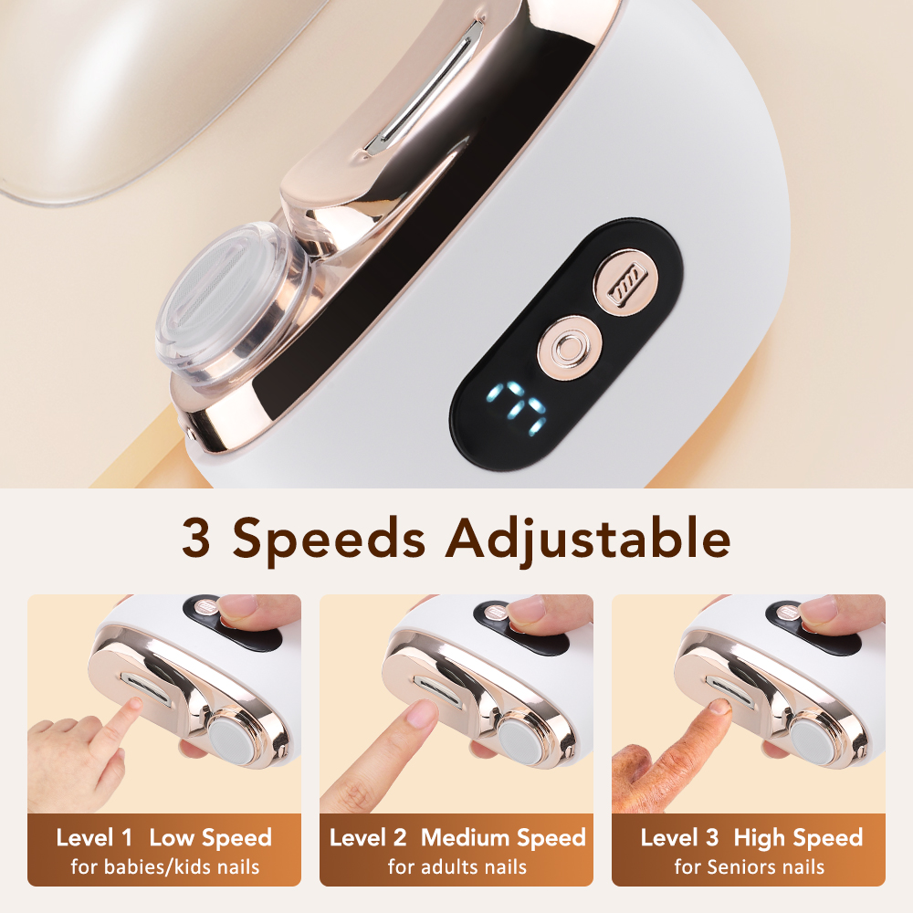 자동 전동 손톱깎이 3단 속도 조절 아기 및 성인용 네 - Baby Nail Trimmer Electric 리뷰 및 가격