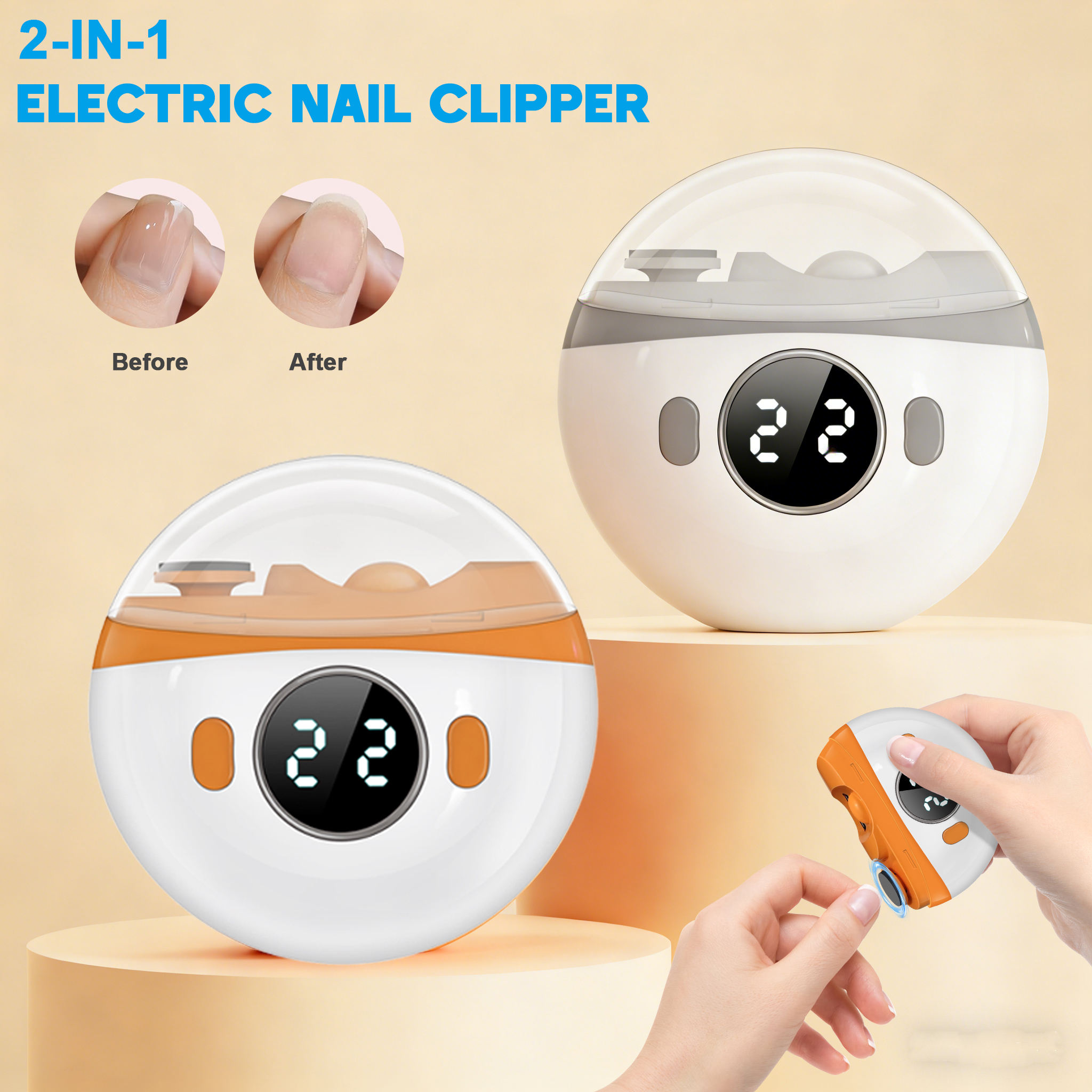 2 in 1 전동 손톱깎이 네일 폴리셔 트리머 네일 케 - Baby Nail Trimmer Electric 리뷰 및 가격