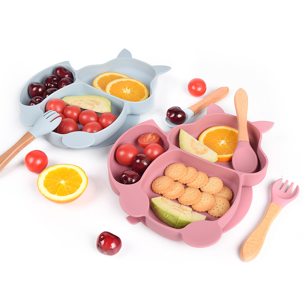 식기 세트 접시와 그릇 아기 실리콘 식기 컵 접시/트레 - Baby Led Weaning Set 리뷰 및 가격