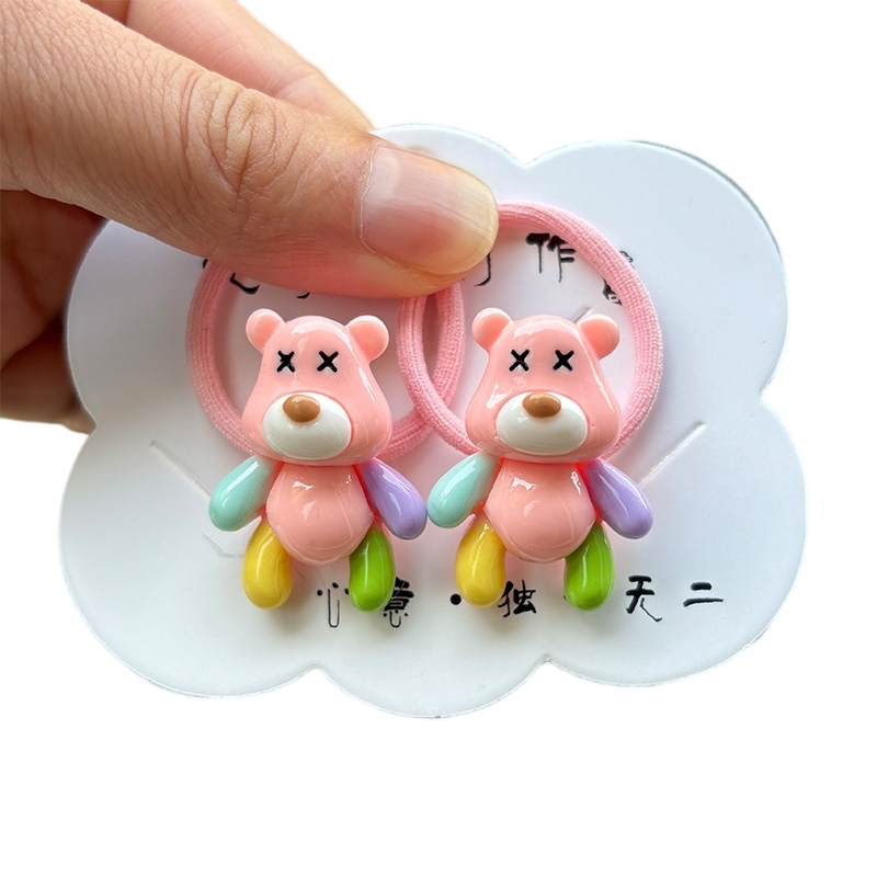 귀여운 빨간 만화 크림 곰 여아 탄성 헤어 밴드, 공주 - Baby Products Lotion 리뷰 및 가격